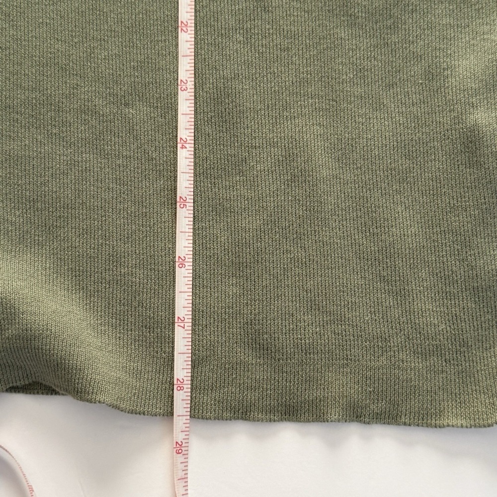 Gran Sasso Made in Italy Sleeveless Sz XXL Sweater Vest Olive Green Button Front - Picture 9 of 9